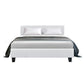 Saturn Bed & Mattress Package with 34cm Mattress - White Double