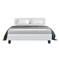 Saturn Bed & Mattress Package with 22cm Mattress - White Double