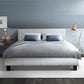 Saturn Bed & Mattress Package with 34cm Mattress - White Double