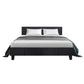 Trenton Bed Frame Fabric - Charcoal Queen