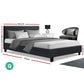 Saturn Bed & Mattress Package - Charcoal Queen