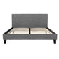 Trenton Grey Bed Frame Fabric - Queen