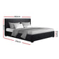 Ruby Bed & Mattress Package - Black Queen
