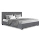 Ruby Bed & Mattress Package - Grey Queen