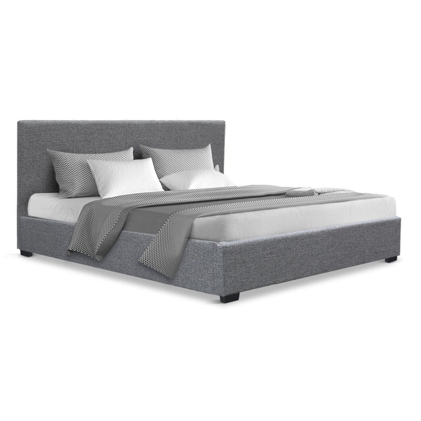 Ruby Bed & Mattress Package - Grey Queen