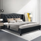 Diamond Bed & Mattress Package - Charcoal Queen