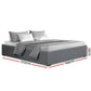 Mercury Bed & Mattress Package with 34cm Mattress - Grey Double