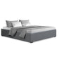 Mercury Bed & Mattress Package with 34cm Mattress - Grey Double