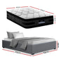 Mercury Bed & Mattress Package with 36cm Mattress Gas Lift Base - Grey King Single