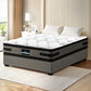Mercury Bed & Mattress Package with 36cm Mattress Gas Lift Base - Grey King Single