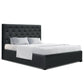 Emerald Bed & Mattress Package - Charcoal Double