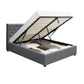 Emerald Bed & Mattress Package - Grey Double
