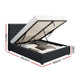 Emerald Bed & Mattress Package - Charcoal Queen