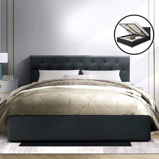 Emerald Bed & Mattress Package - Charcoal Queen