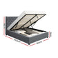 Emerald Bed & Mattress Package - Grey Queen