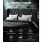 Dakota Bed Frame Fabric Storage Drawers - Charcoal King