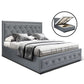 Amethyst Bed & Mattress Package - Grey Double