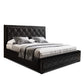 Helio 24cm Bed & Mattress Package - Black Queen