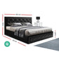 Helio 24cm Bed & Mattress Package - Black Queen