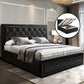 Amethyst Bed & Mattress Package - Black Queen