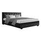 Amethyst Bed & Mattress Package with 34cm Mattress - Black King