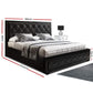 Amethyst Bed & Mattress Package with 34cm Mattress - Black King