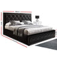 Amethyst Bed & Mattress Package - Black King