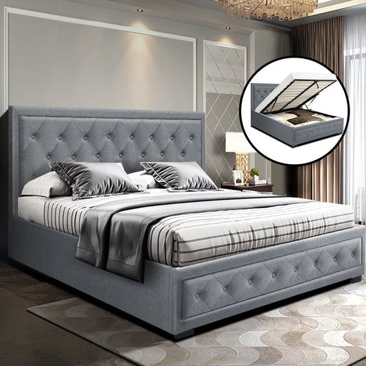 Amethyst Bed & Mattress Package - Grey King