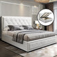 Amethyst Bed & Mattress Package - White Queen
