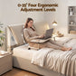 Zevora Bed Frame Gas Lift Storage 3 Drawers Adjustable Headboard Platform Base - Beige King