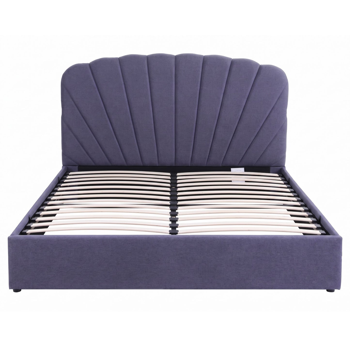 Faenza Bed Frame with Lift Up Storage and USB Ports - Grey King