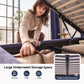 Faenza Bed Frame with Lift Up Storage and USB Ports - Grey King