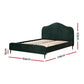 Morganite Bed & Mattress Package with 32cm Mattress - Green Queen