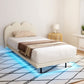 Serena Bed & Mattress Package with 32cm Mattress - Beige Single