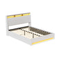 Charoite Bed & Mattress Package with 27cm Mattress - White Queen