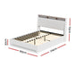 Charoite Bed & Mattress Package with 27cm Mattress - White Queen