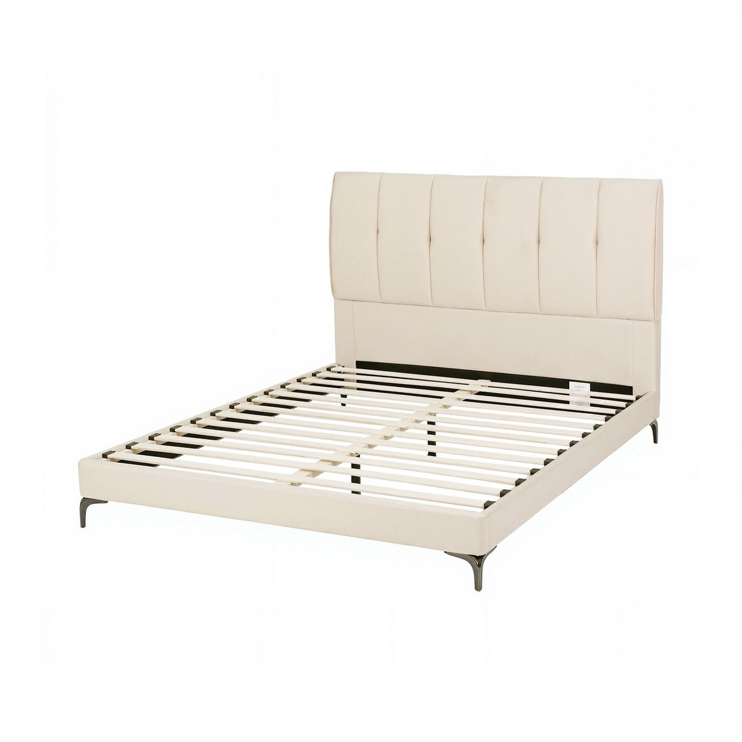 Galena Bed & Mattress Package with 32cm Mattress - Beige Queen