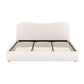 Naida Bed Frame Bouclé - Beige King
