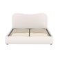 Naida Bed Frame Bouclé - Beige Queen