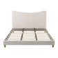 Nola Bed Frame with Boucle Headboard - Beige King
