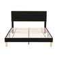 Howlite Bed & Mattress Package with 32cm Mattress - Black Queen