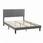 Kallie Bed Frame with Adjustable Headboard - Grey Double