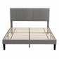 Kallie Bed Frame with Adjustable Headboard - Grey Double