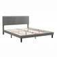 Kallie Bed Frame with Adjustable Headboard - Grey King