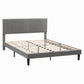 Kallie Bed Frame with Adjustable Headboard - Grey Queen