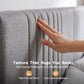 Kallie Bed Frame with Adjustable Headboard - Grey Queen