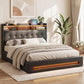 Lucan Bed & Mattress Package with 32cm Mattress - Black Queen