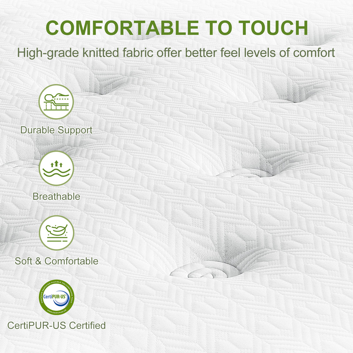 Larimar Bed & Mattress Package with 34cm Mattress Base Pocket Coil Linen Upholstered - Beige King