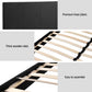 Beryl Bed & Mattress Package with 34cm Mattress Upholstered Hybrid Pocket Coil - Charcoal Double