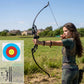 55lbs Bow Arrow Set Recurve Takedown Archery Hunting for Beginner Green